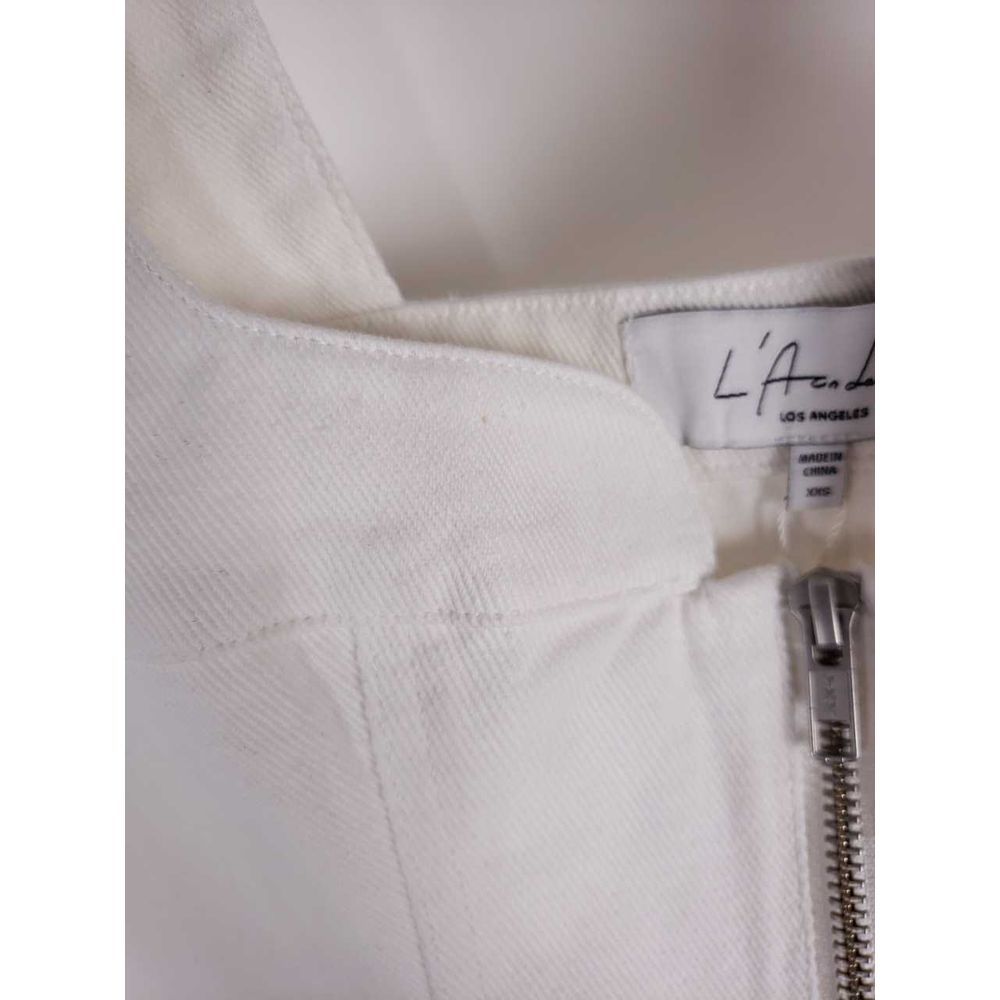 L'Academie Charmine Twill Front Zip Belted Dress - Picture 6 of 8